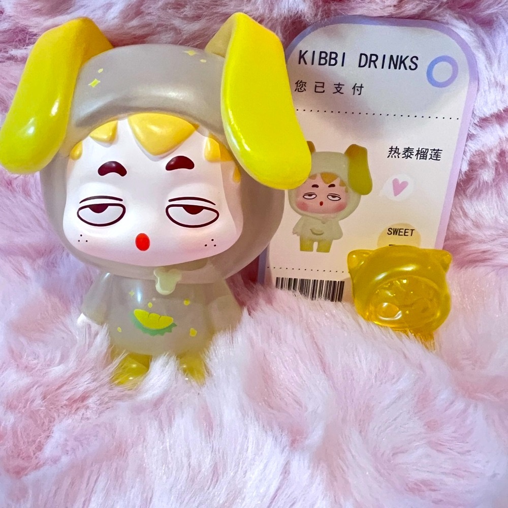 ❤️KIBBI SERIES- Gray and Yellow Kids Toy Figure